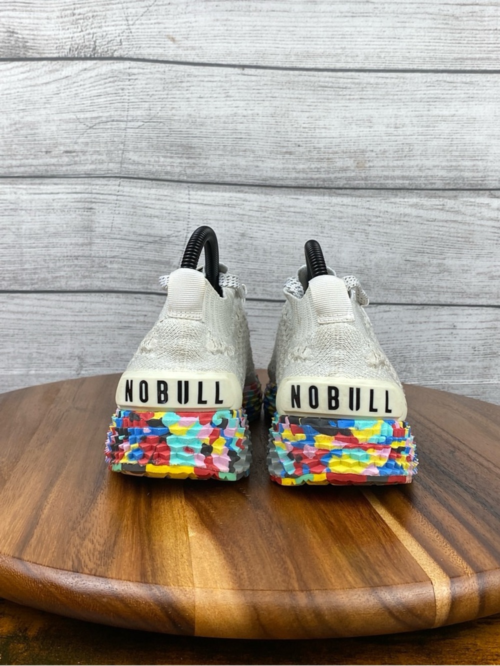 NOBULL Women’s Allday Diamond Knit Runners Wild Print Shoes Sneaker Size 7 - Picture 6 of 12